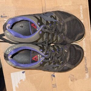 Reebok CrossFit Training Shoes 🏋️‍♂️ – Men’s 9 / Women’s 10.5 – Black/Blue Camo